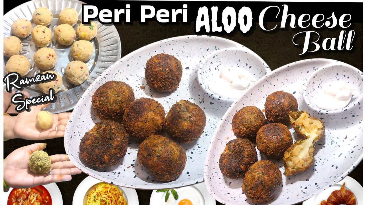Ramzan Special Recipe Peri peri Aloo Cheese Ball || cheese ball recipe | easy and quick recipe