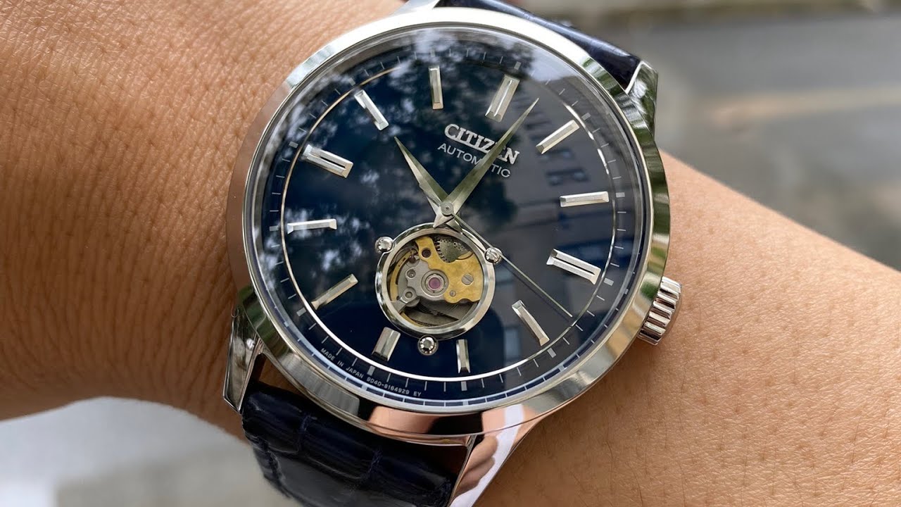 [Sang Trọng] Citizen Collection Mechanical Open Heart NB4020-11L Quá Đẹp