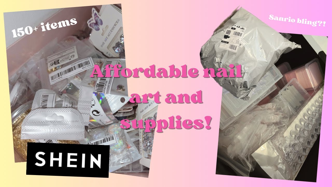 HUGE SHEIN NAIL ART & SUPPLY HAUL! 🫧 | 150+ ITEMS 🤍 | AFFORDABLE NAIL ART?! 💅🏼