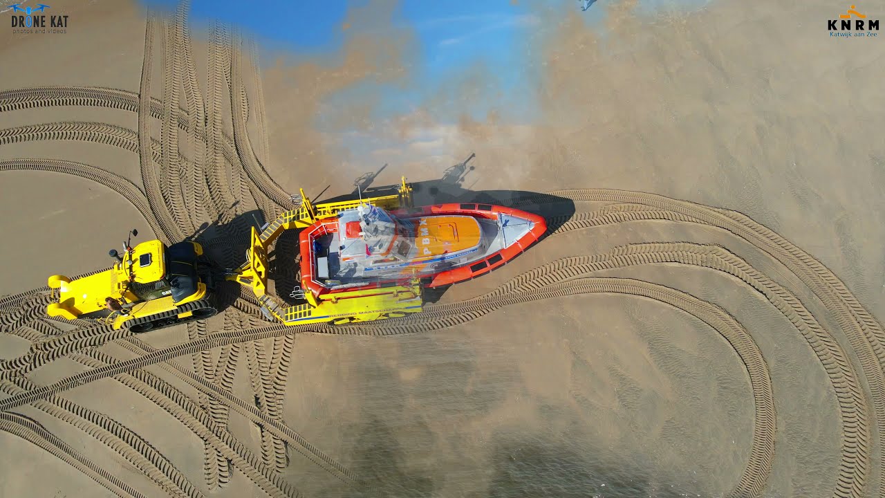 KNRM Station Katwijk |Reddingsboot Edith Grondel | Drone Kat