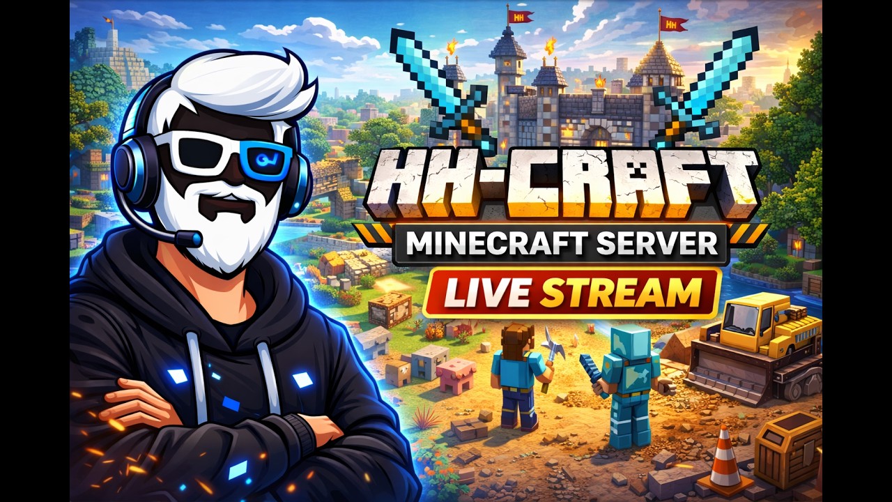 Minecraft Stream - Prvé dojmy z HH-Craftu