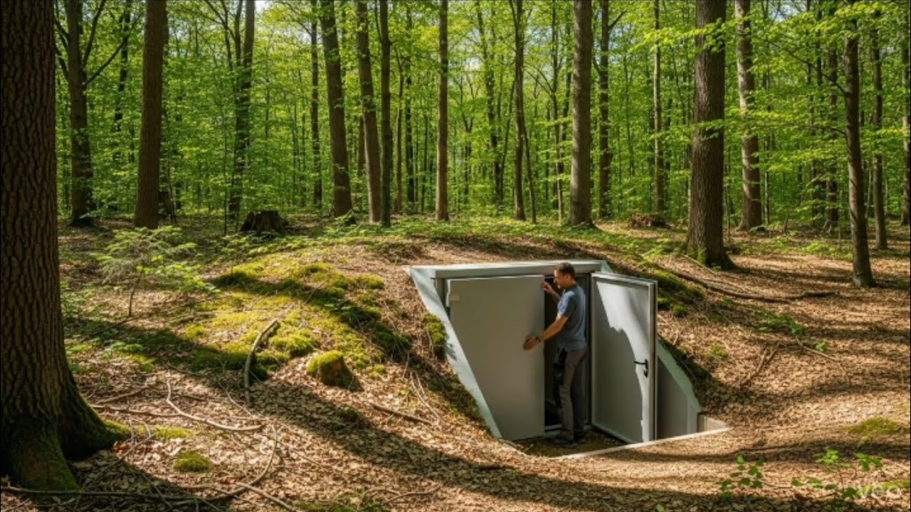 This Modern Underground Shelter Looks Like Nothing Is There