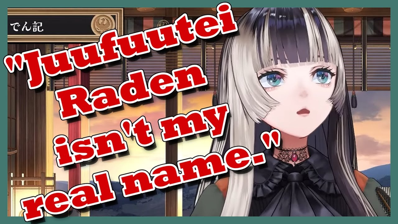 Raden Reveals the Origin of Her Name and Why She's Not Allowed to Perform Rakugo. 【HOLOJP】【ENG SUBS】