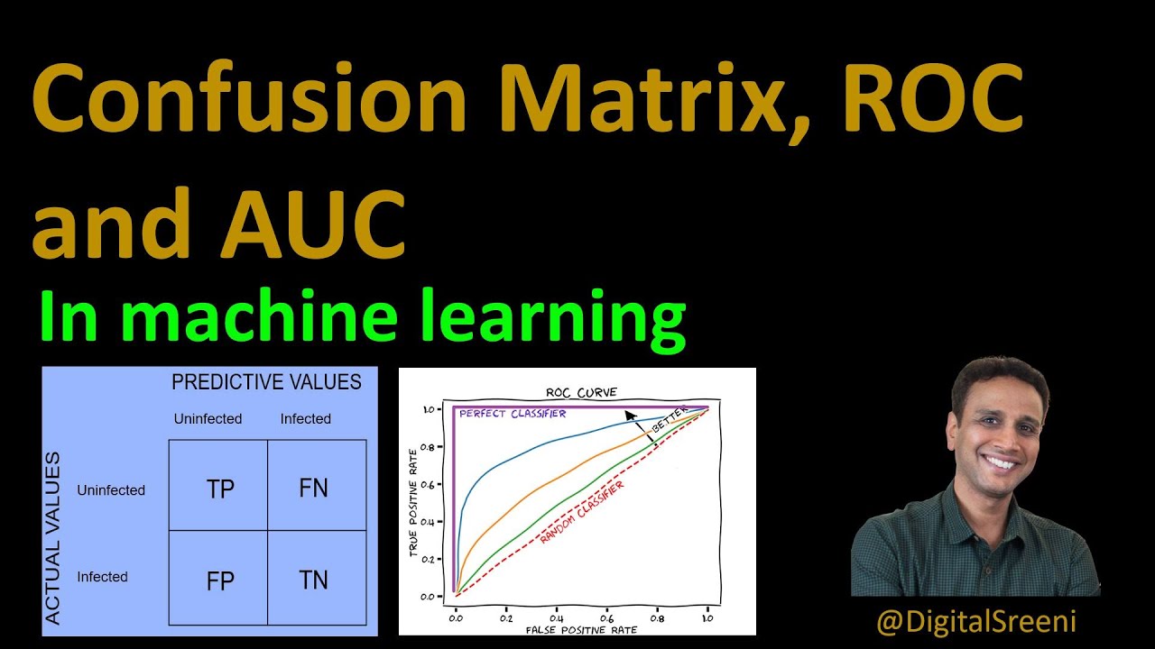145 - Confusion matrix,  ROC and AUC in machine learning