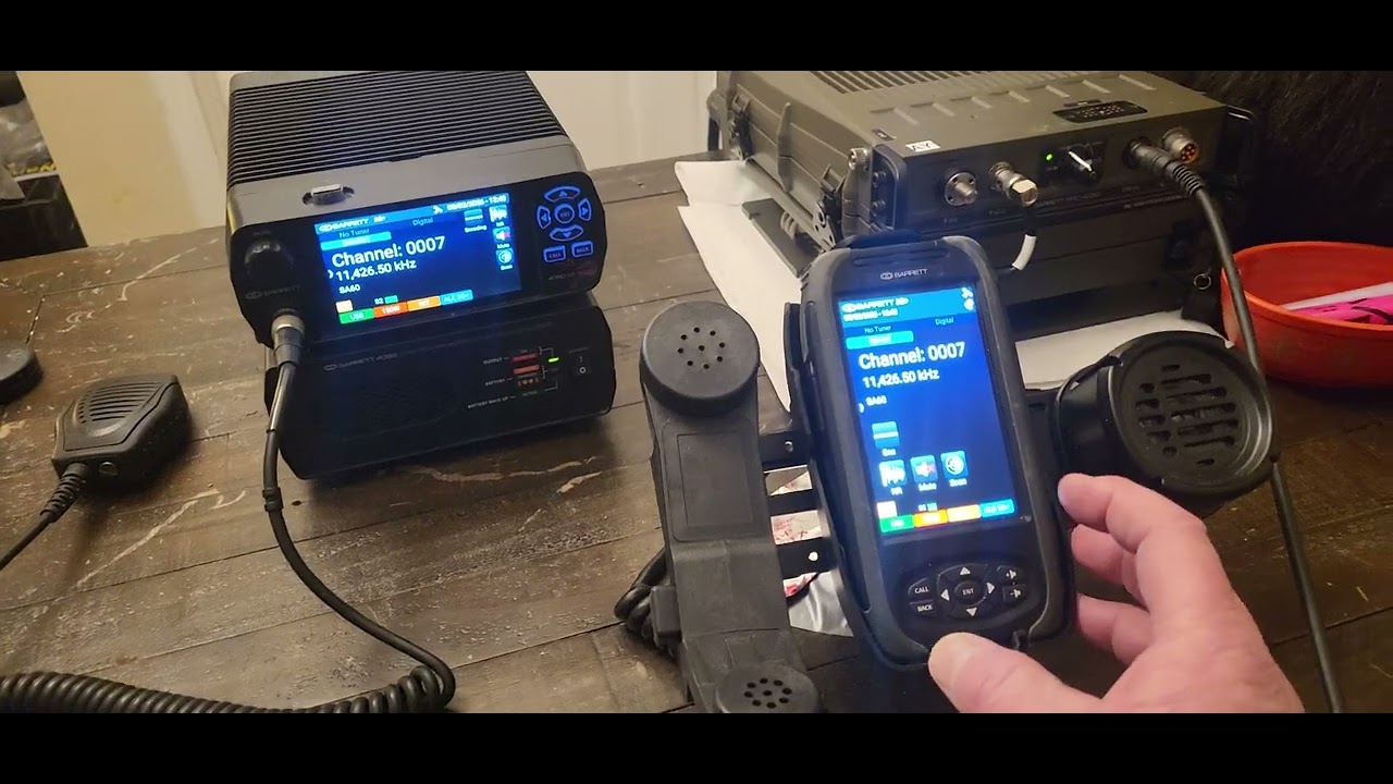 Demonstrating 3G+ ALE and ability to link with 2G radios. Pt.1 shows linking from 3G+ across to 2G.