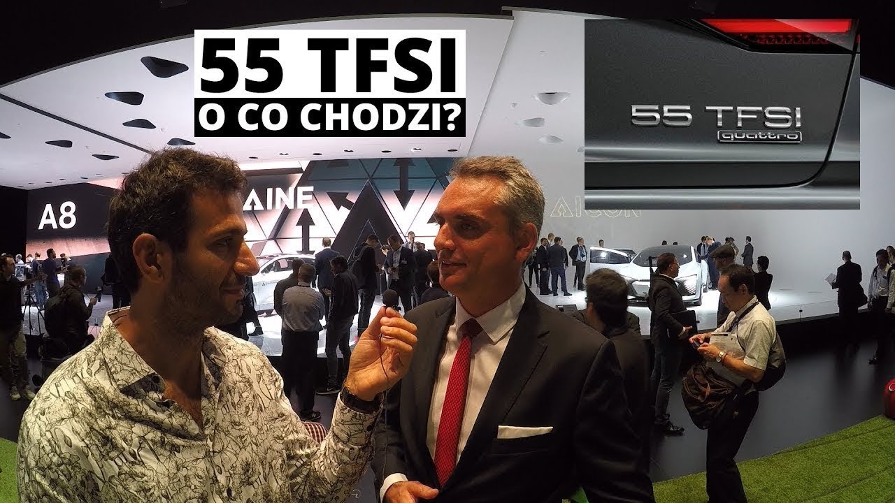 55 TFSI - o co chodzi Audi? Prawie na żywo z IAA - Zachar OFF