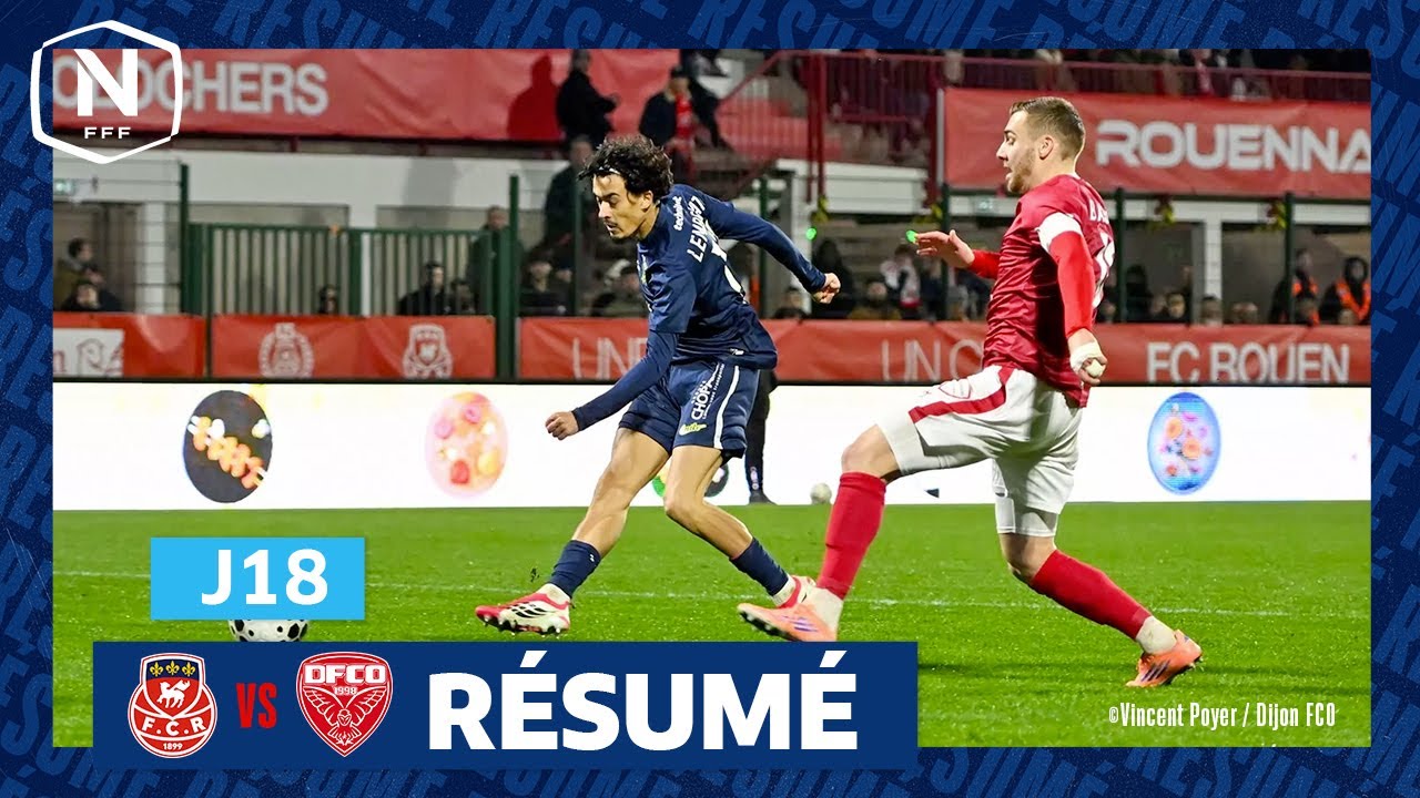 J18 I FC Rouen 1899 - Dijon FCO (0-0) I National FFF 2025-2026