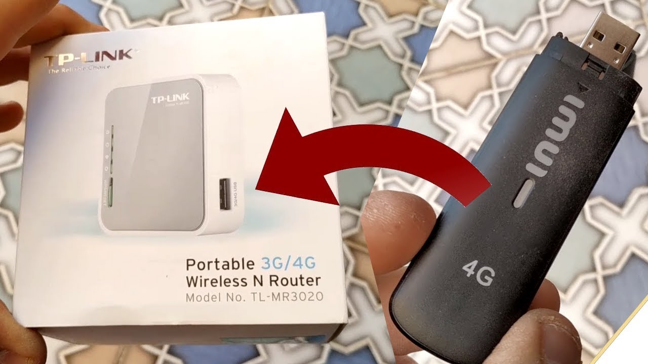 اصغر روتر محمول تستطيع من خلاله ربط موديم inwi 4G بدون مشاكل TL-MR3020