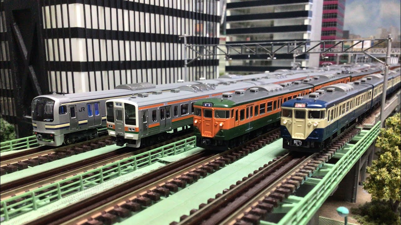 Nゲージ 横須賀・総武快速線 (N-scale Yokosuka-Sobu Rapid Line)