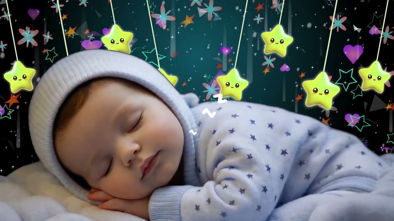 Baby Sleep Music 🌙 Instant Calm Baby Sleep in 2 Minutes | Mozart & Brahms Lullabies 🎵