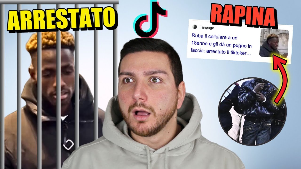 BEBE TOUCHE È STATO ARRESTATO: TIKTOKER DELLE INTERVISTE FINISCE AL FRESCO IN CARCERE? - TG TOK #372