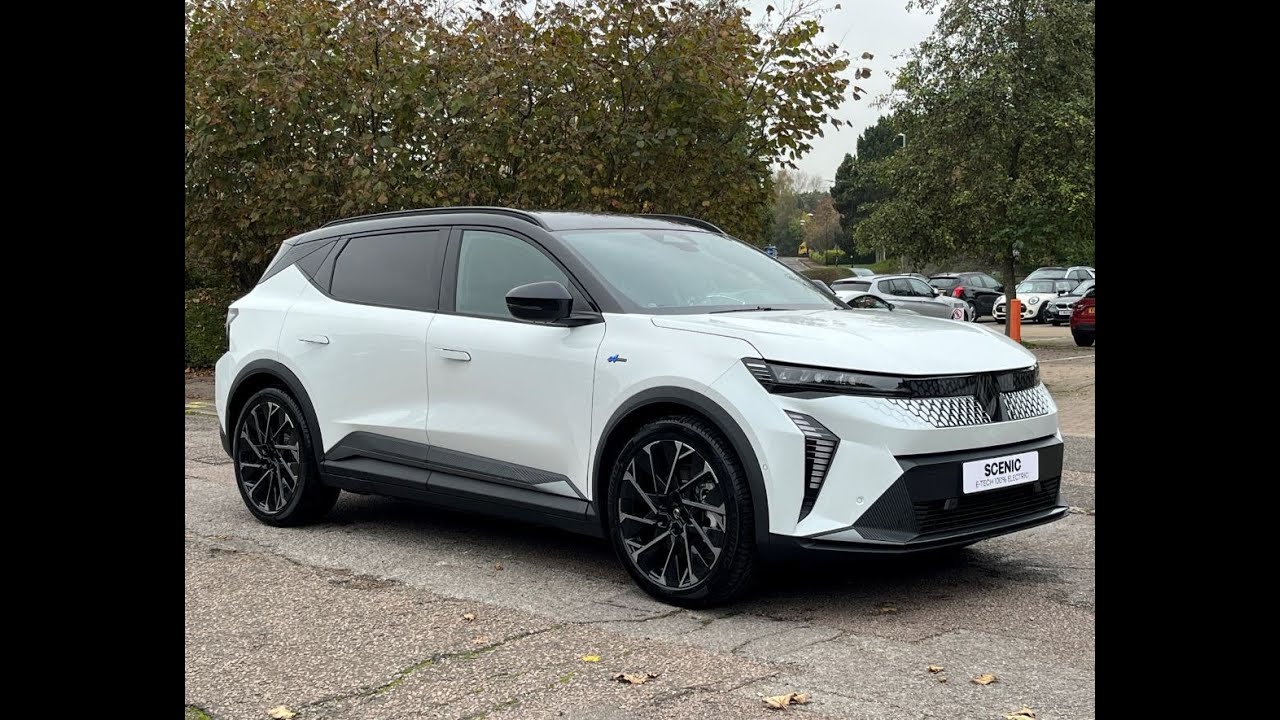 Renault Scenic E-Tech Electric 160kW Esprit Alpine Long Range - Arctic White with Diamond Black Roof