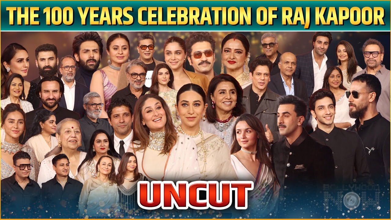 The 100 Years Celebration Of Raj Kapoor Full Event | Alia Bhatt | Kareena Kapoor | Ranbir Kapoor