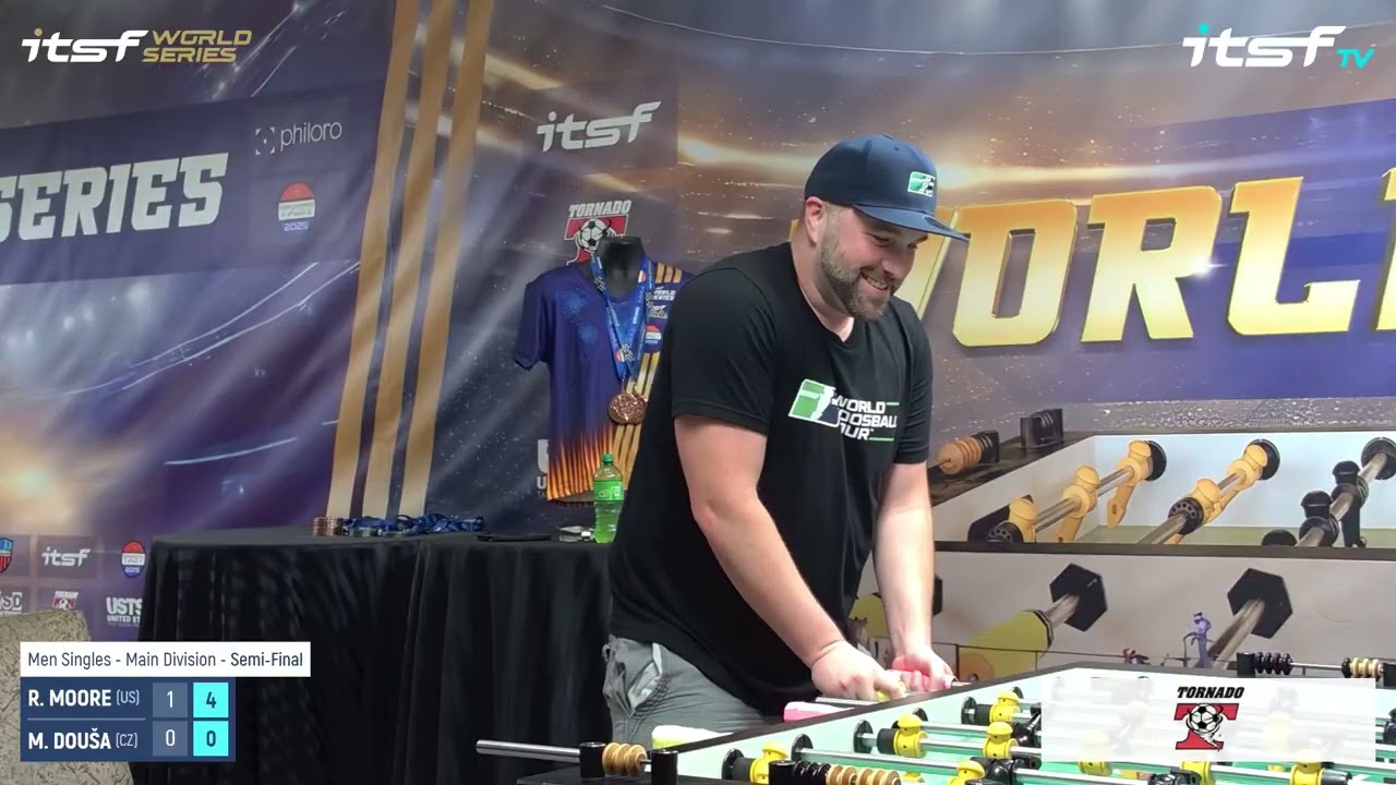 M. Douša vs R. Moore - Men Singles - Semi-Final - ITSF World Series Tornado 2025