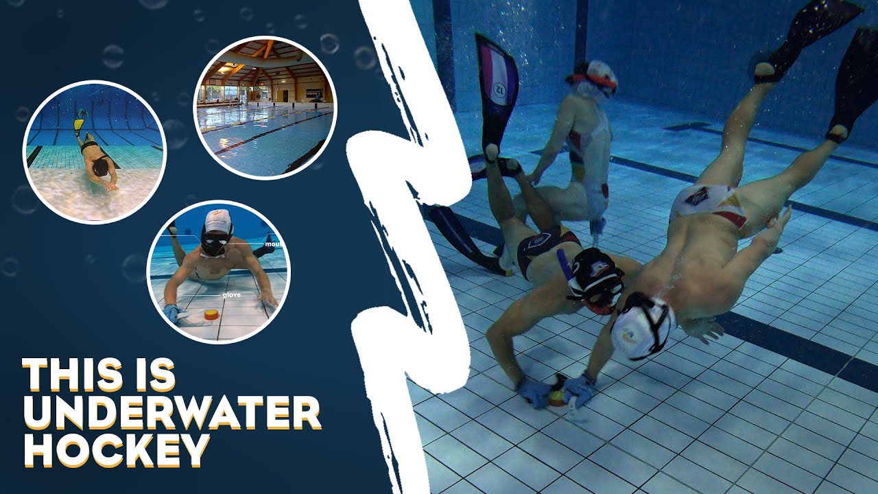 This is underwater hockey !