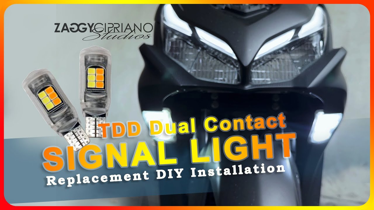 TDD Dual Contact Parklight | Yamaha Aerox 155 V2 | DIY Replacement Installation | Project Shine