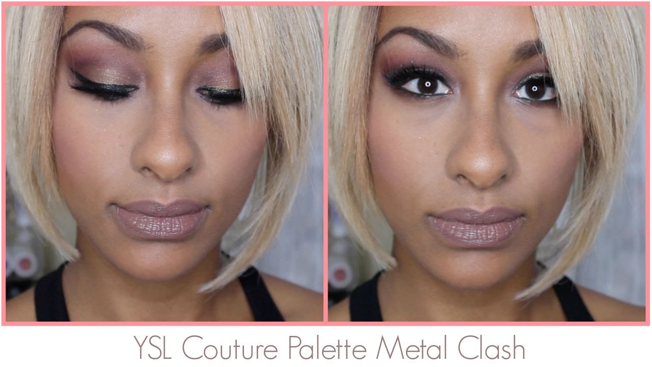 Yves Saint Laurent Couture Metal Clash Palette Gold & Smokey Tutorial