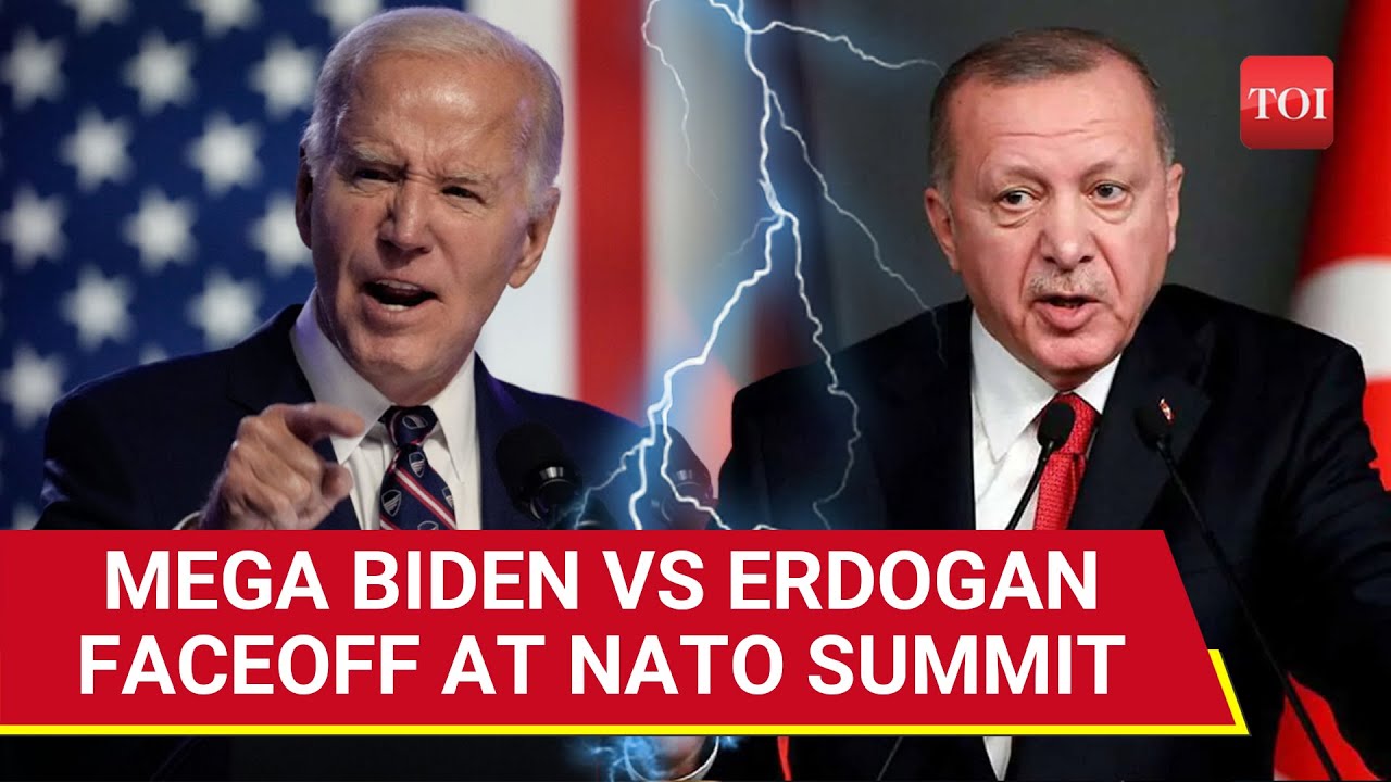 'You Support Israeli Crimes': At NATO Summit, Erdogan's Fiery Attack On Biden Over Gaza