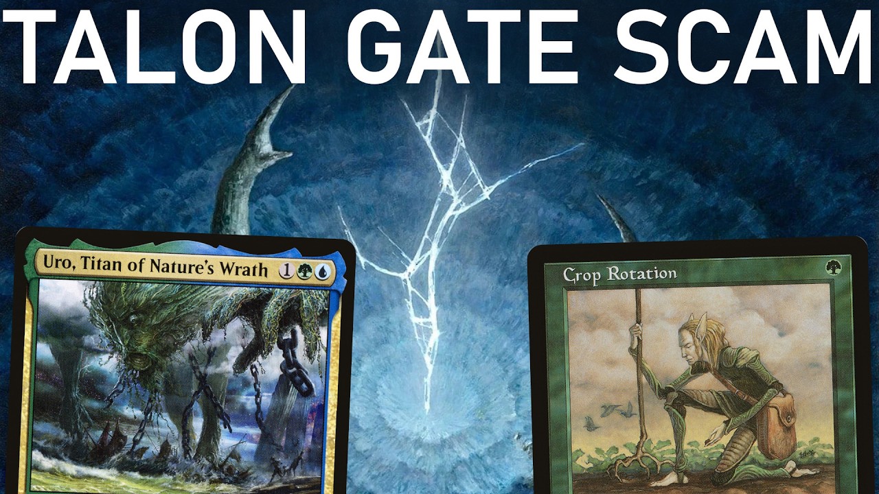 ROTATE THE GATE! Legacy Bant Talon Gates Scam. Uro, Riddler Lands MTG