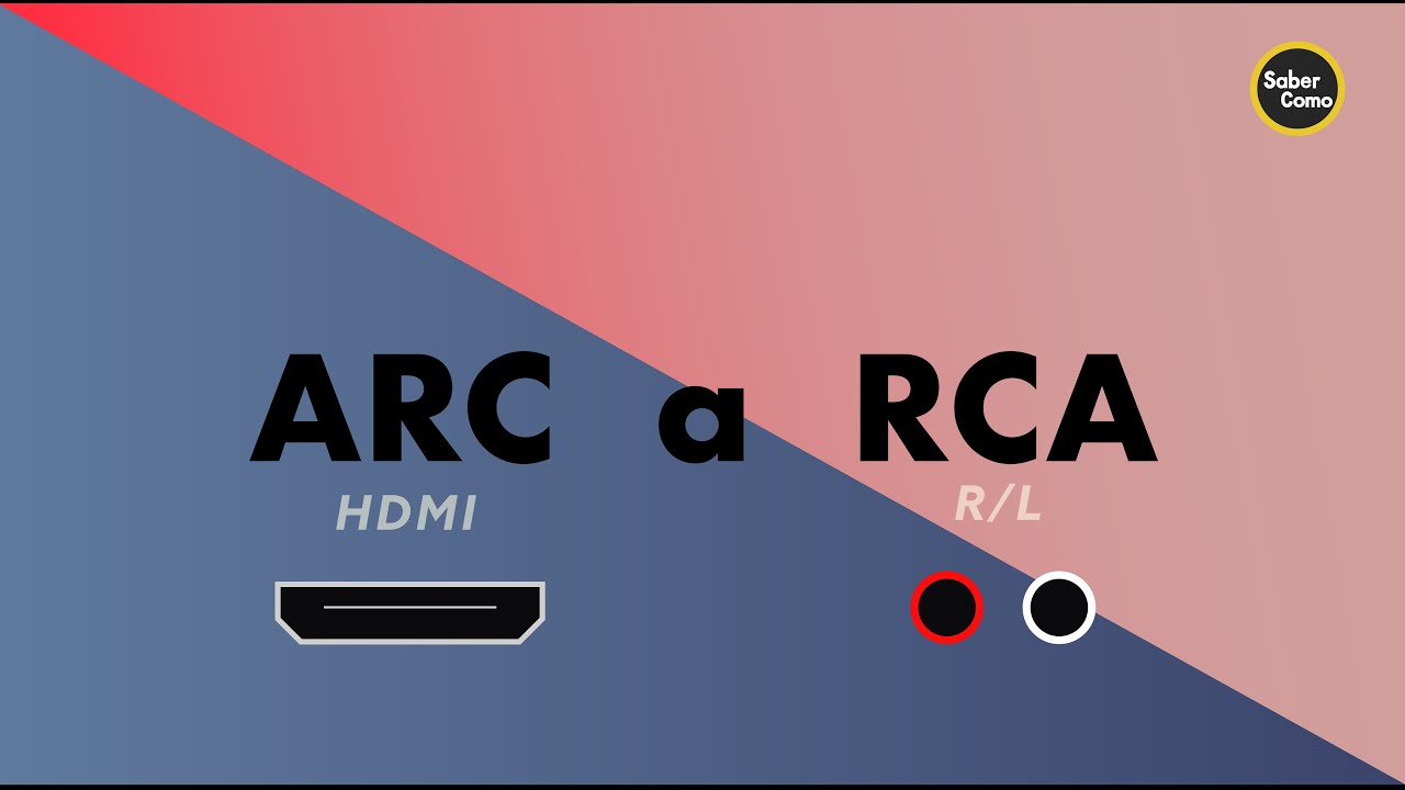 ARC a RCA - Como Conectar TV a Equipo de Sonido