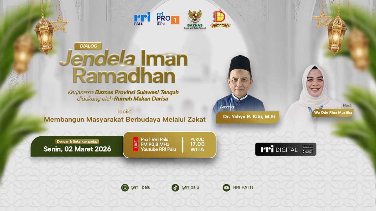 JENDELA IMAN RAMADHAN - MEMBANGUN MASYARAKAT BERBUDAYA MELALUI ZAKAT