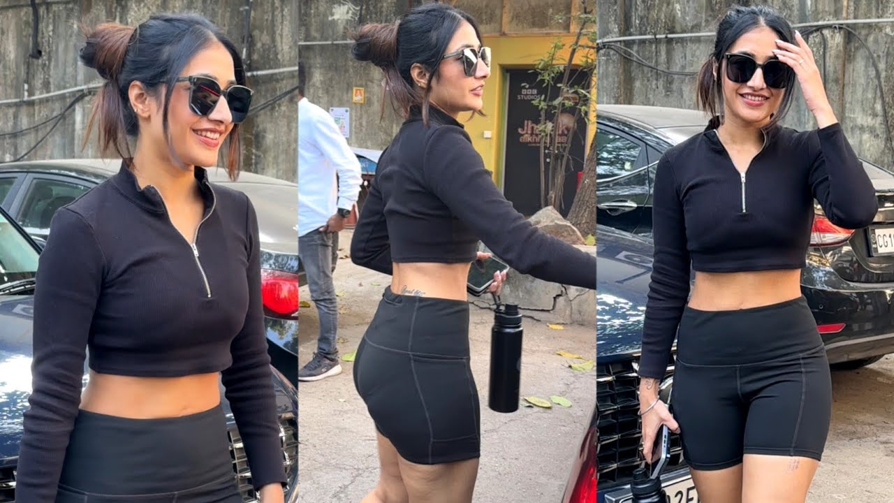 Dhanashree Verma looks Purely gorgeous 🥰 As she spotted at Jhalak Dikhlaja Set 😍🔥📸