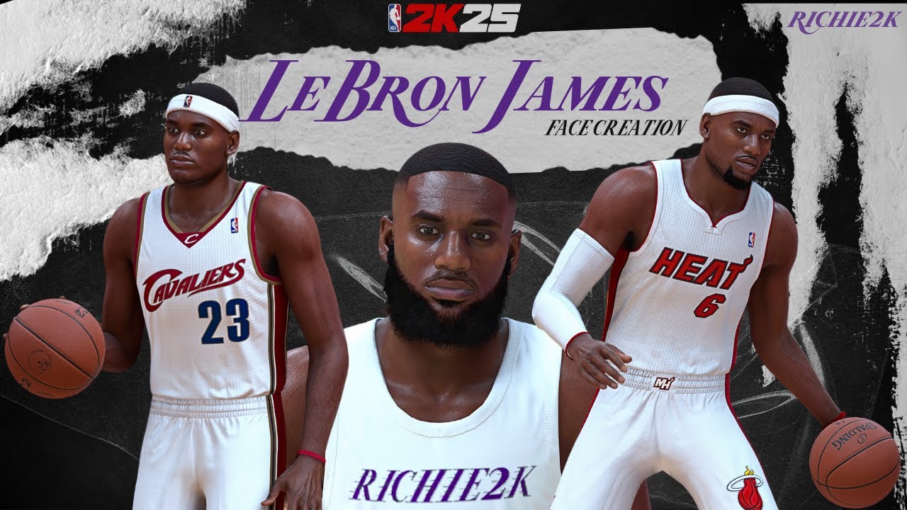 LeBron James Face Creation in NBA 2K26