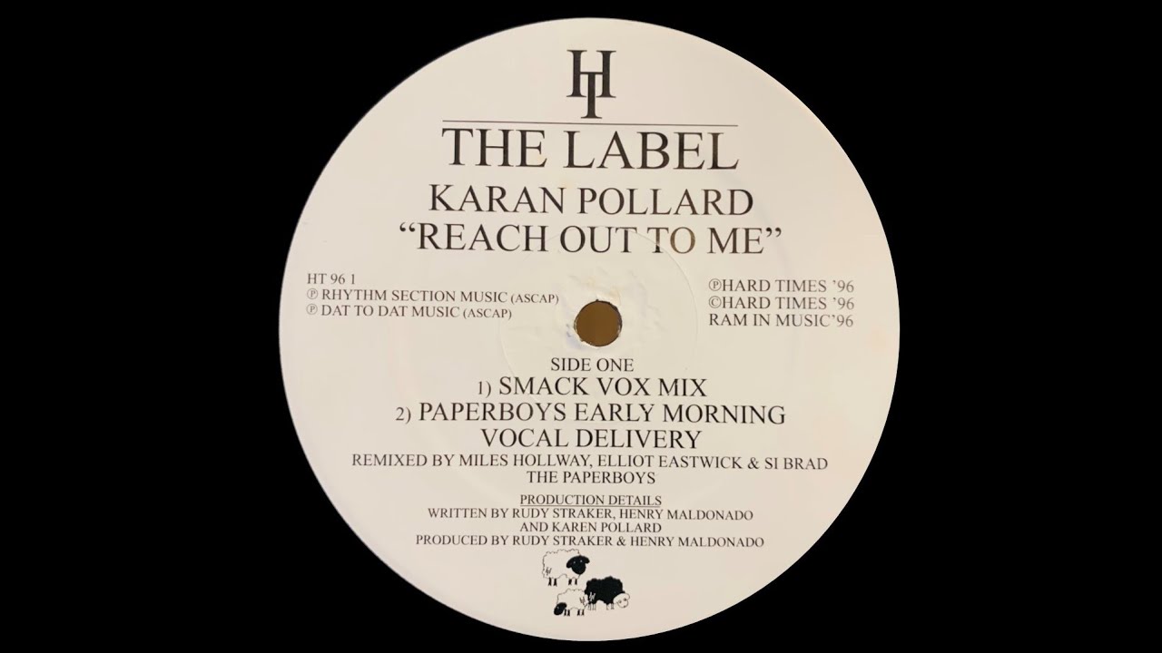 KARAN POLLARD - REACH OUT TO ME [PAPERBOYS EARLY MORNING VOCAL DELIVERY]