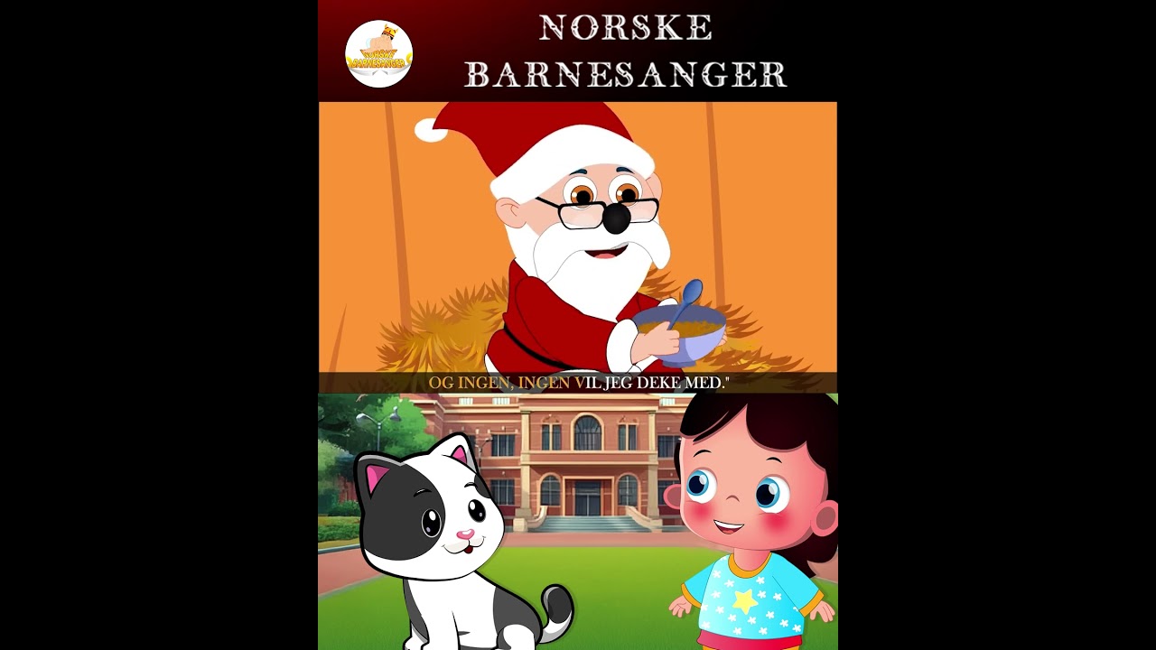 P&aring; l&aring;ven sitter nissen Norske barnesanger #Julesanger med