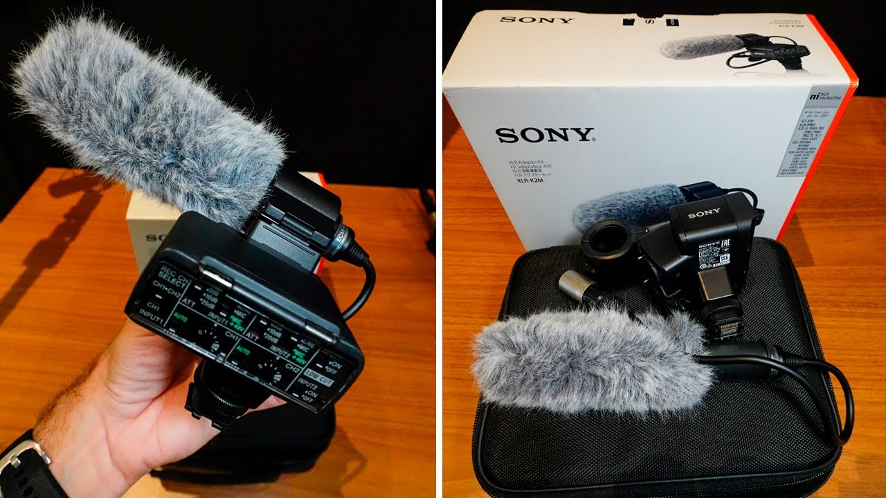 Sony Xlr-k2m Kit Adaptador E Microfone Shotgun - Muito Novo - A VENDA