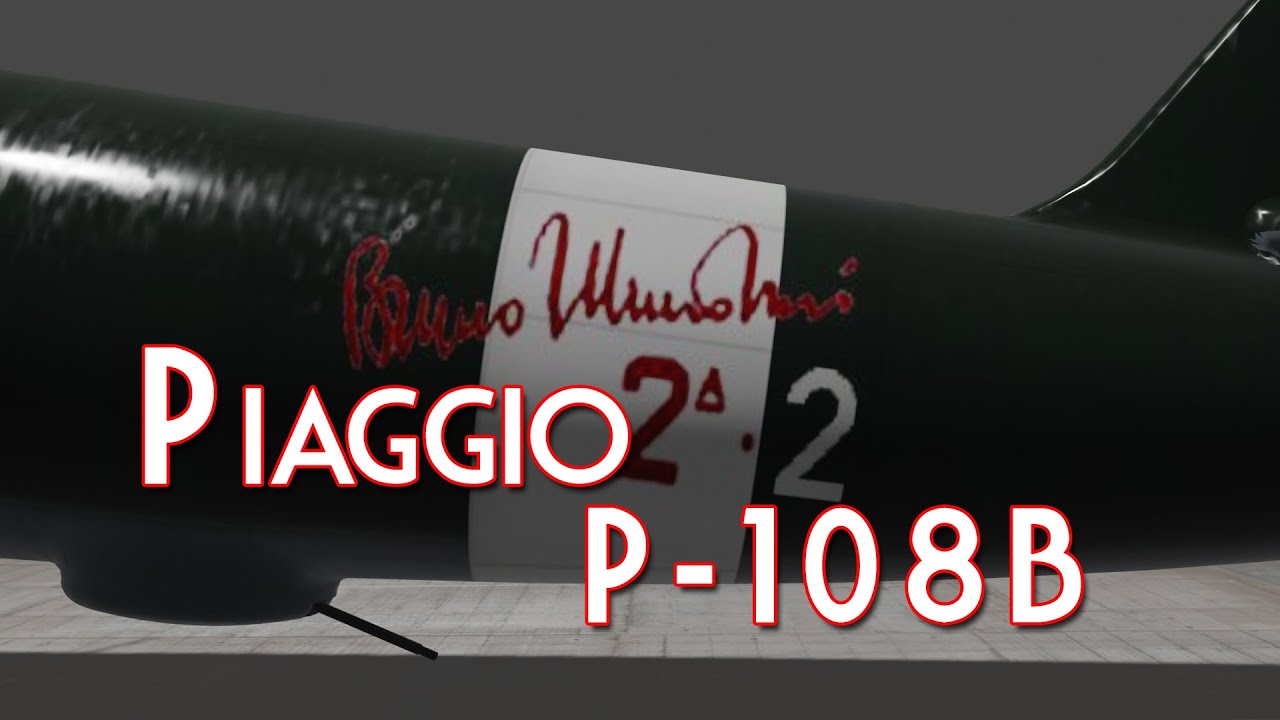 Piaggio P-108 B il primo bombardiere strategico italiano