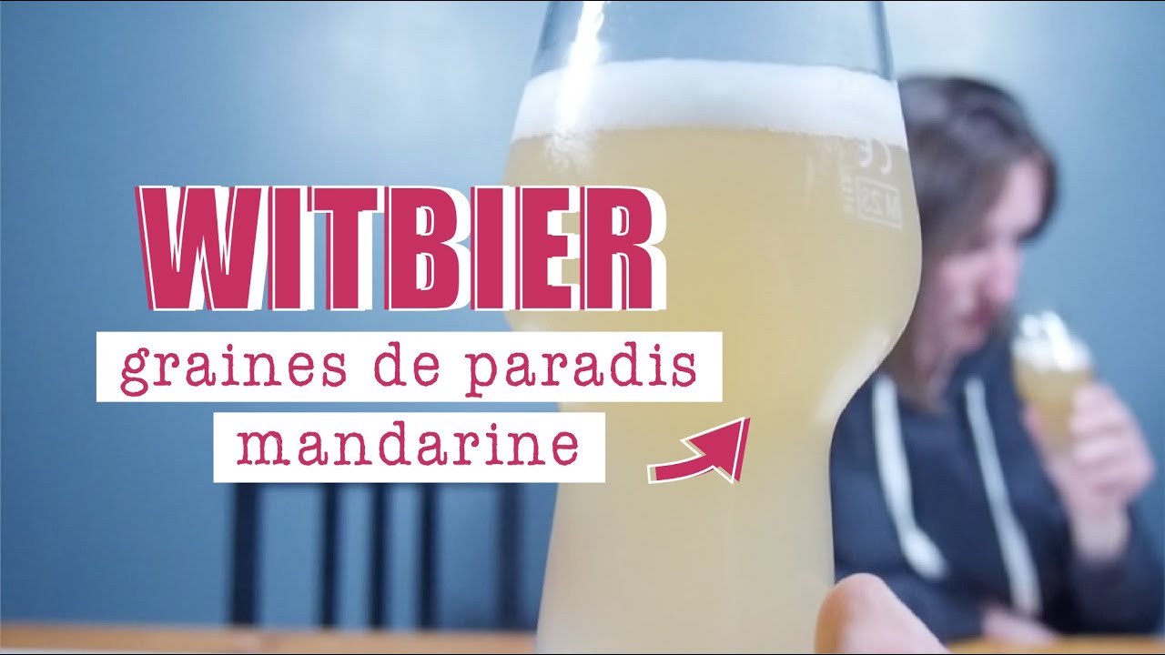 Recette de bière Witbier : Graines de paradis et écorce de mandarine | Brassage artisanal
