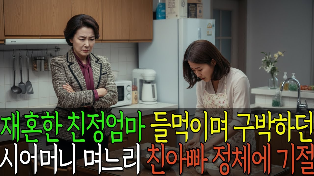 재혼한 친정엄마 들먹이며 구박하던 시어머니, 며느리 친아빠 정체 알고 기절