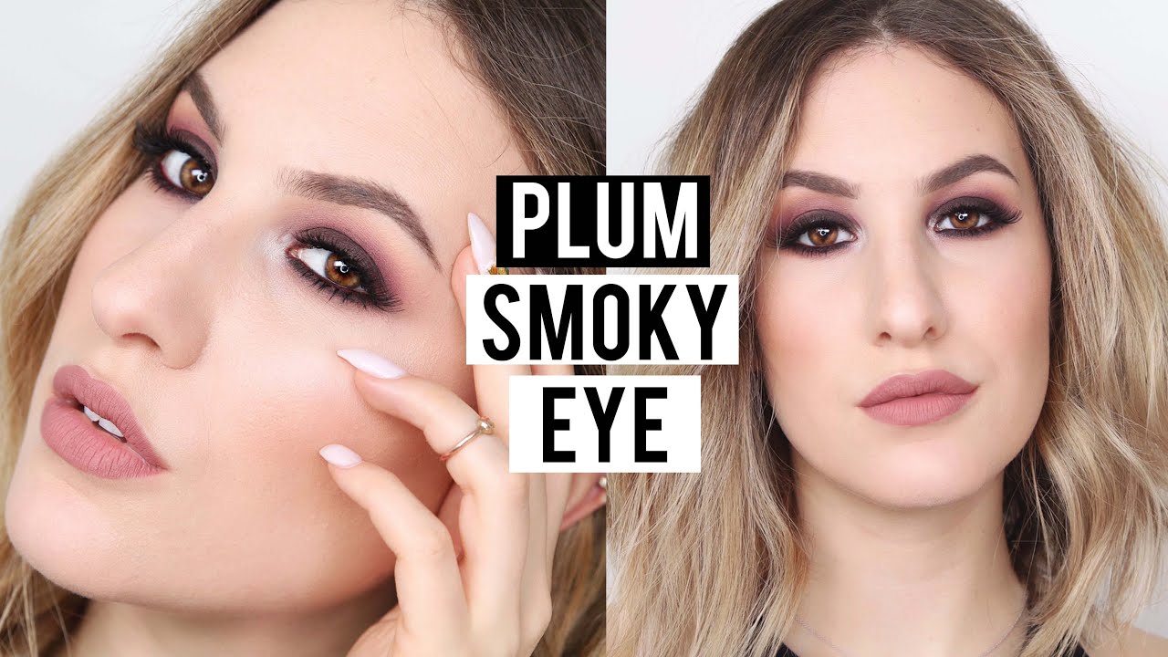 Manny Mua X Makeup Geek Palette Makeup Tutorial: Plum to Red Matte Smoky Eye