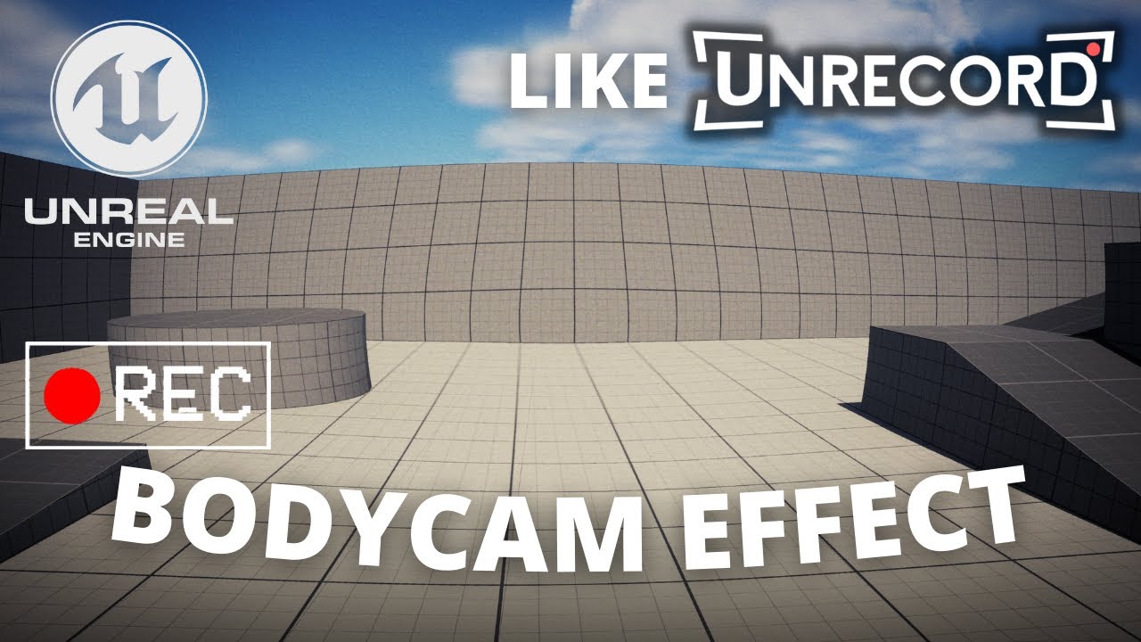 How to Make a Bodycam Effect like Unrecord in Unreal Engine 5