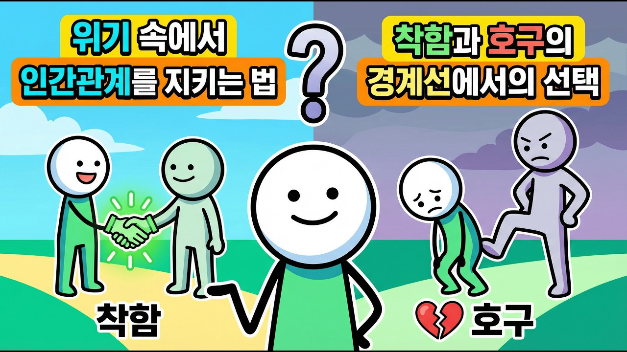 호구와 착함 사이, 당신은 어떤 선택을 할 것인가?