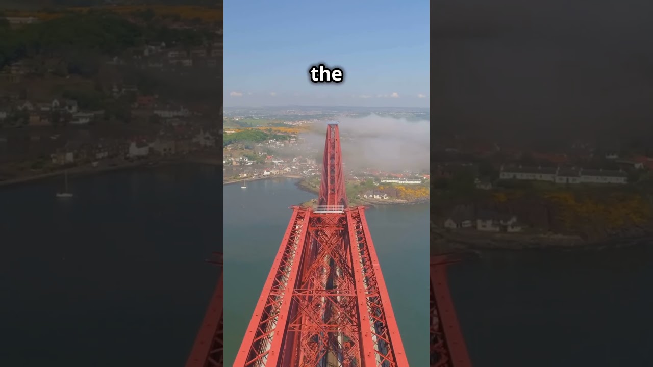 Самый длинный железнодорожный мост в Великобритании #forthbridge #scotland #uk #fyp #bridges #rai...