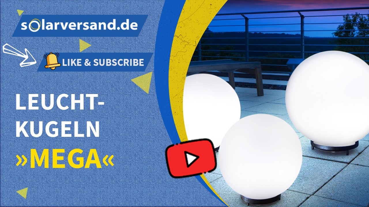 Esotec Solar-Leuchtkugeln Mega