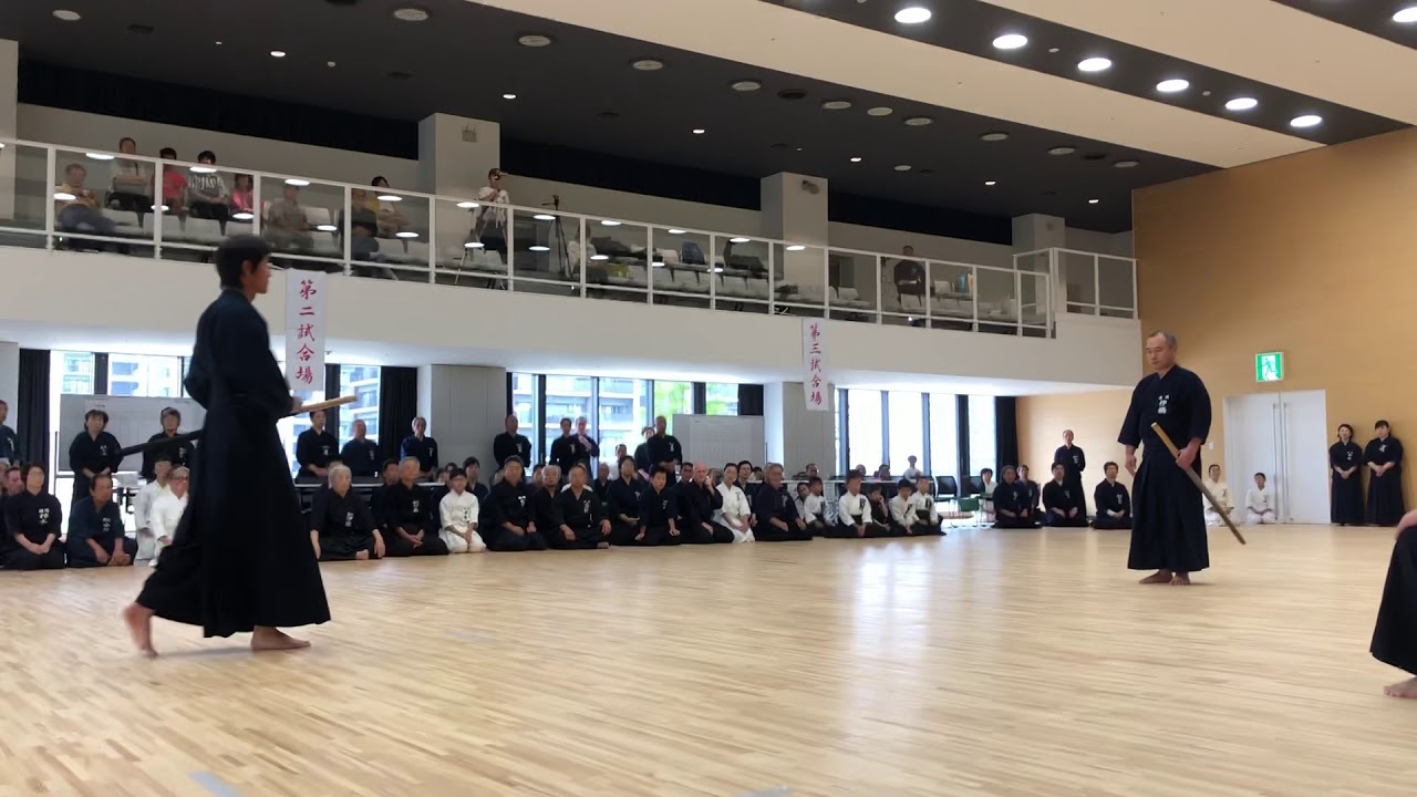 第38回福岡県杖道大会　神道流剣術演武