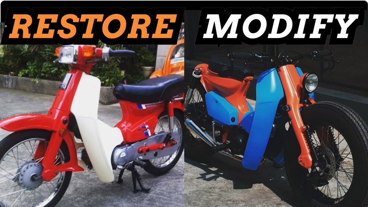 HONDA CUB — лучший базовый мотоцикл для начинающих любителей кастомной сборки