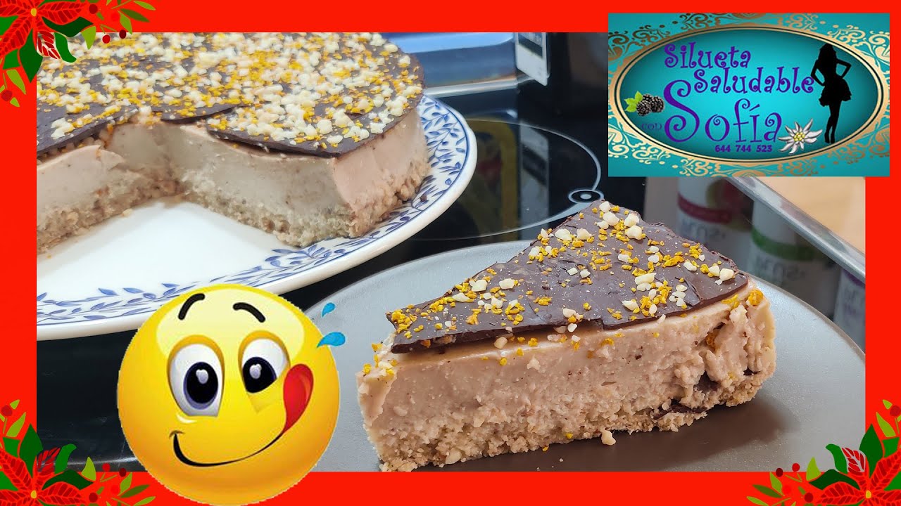 🎄🎅🏼Tarta SALUDABLE de turrón 🥧 *Sin Azúcar *Sin Harina
