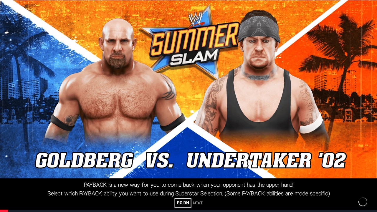 WWE 2K19 GOLDBERG VS UNDERTAKER 2002  CPU VS CPU Guess Who Wins the Match in Summer Slam