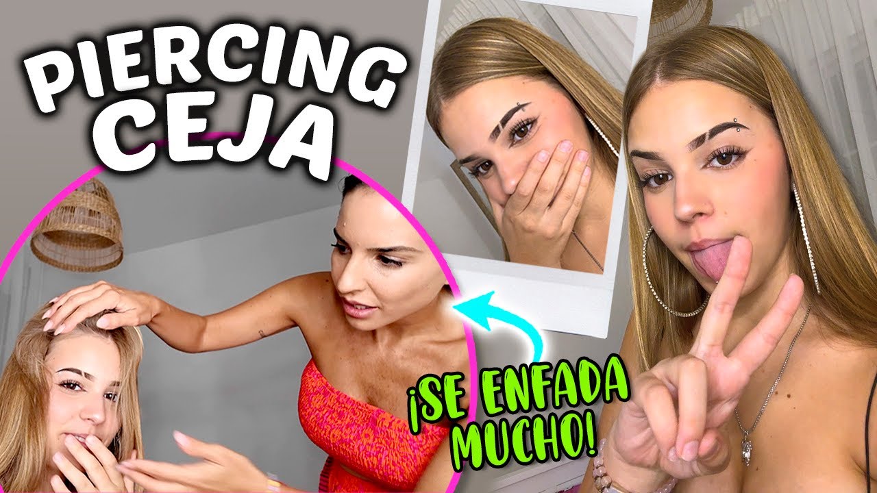 ME HAGO UN PIERCING EN LA CEJA - BROMA A MI MADRE / El mundo de Indy