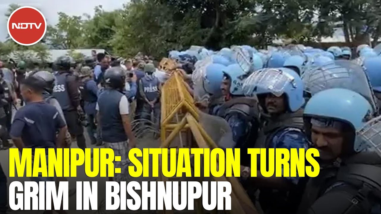Manipur Violence | Manipur Protesters Defy Curfew, Several Injured In Rubber Bullet Firing