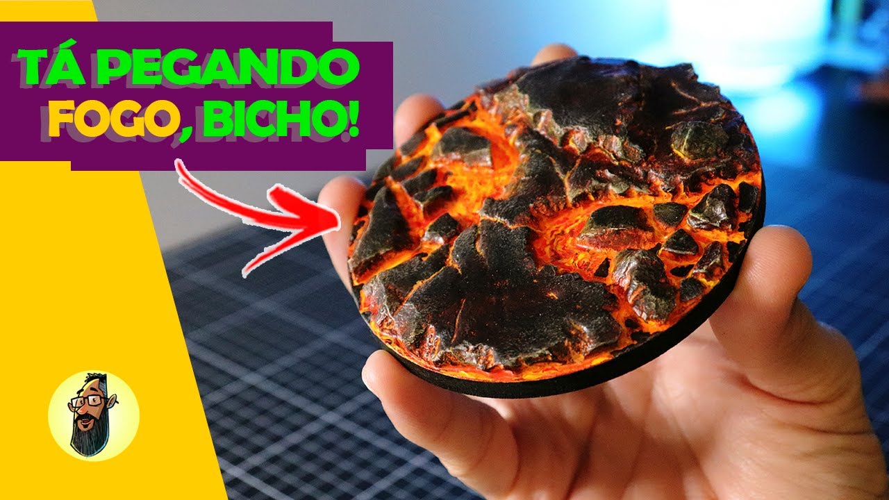 COMO FAZER EFEITO DE LAVA PARA DIORAMAS E WARGAMES