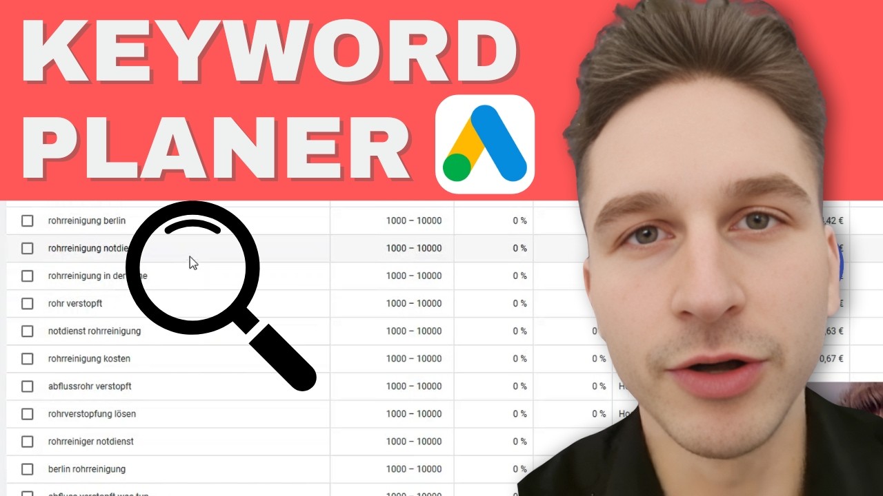 Die beste gratis Keyword Recherche Google Ads