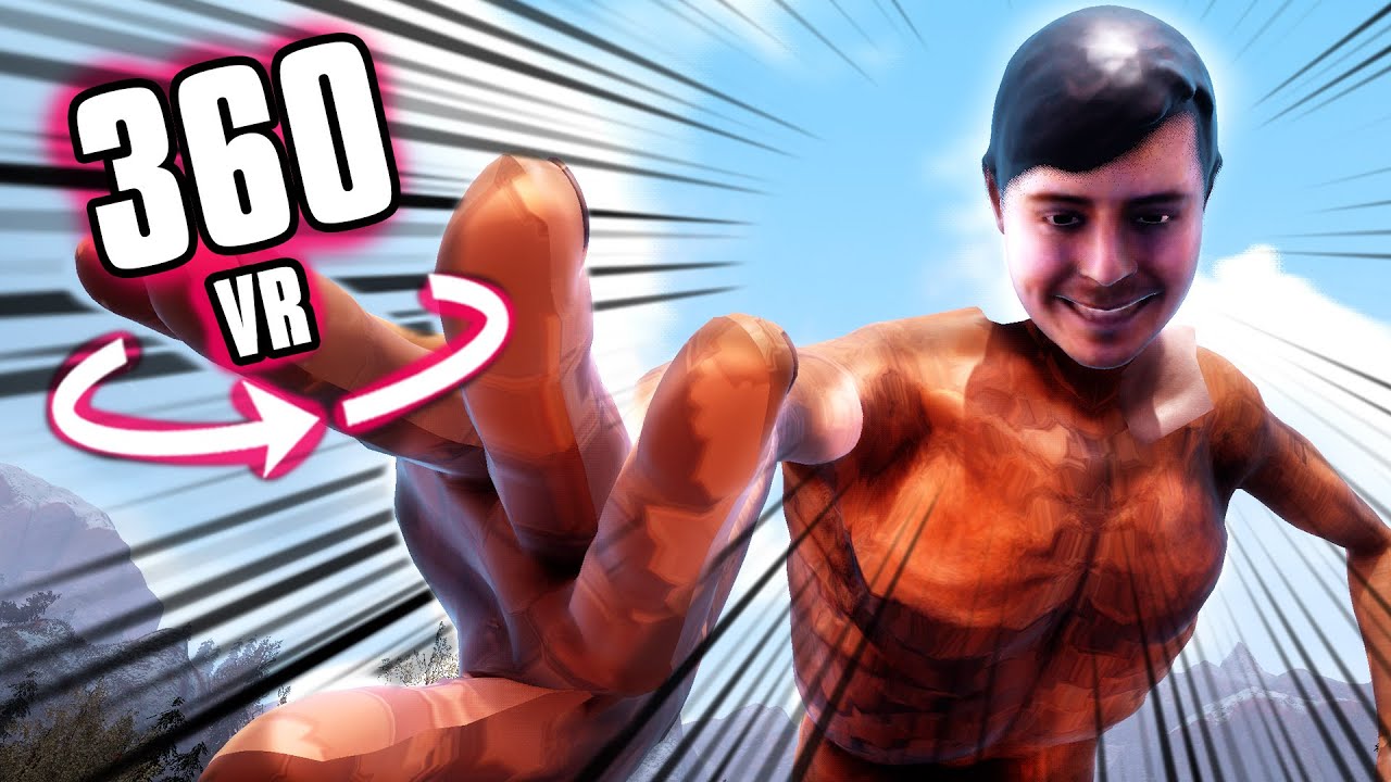 360&deg; MrBeast CHASES you in Attack on Titan | VR Experience