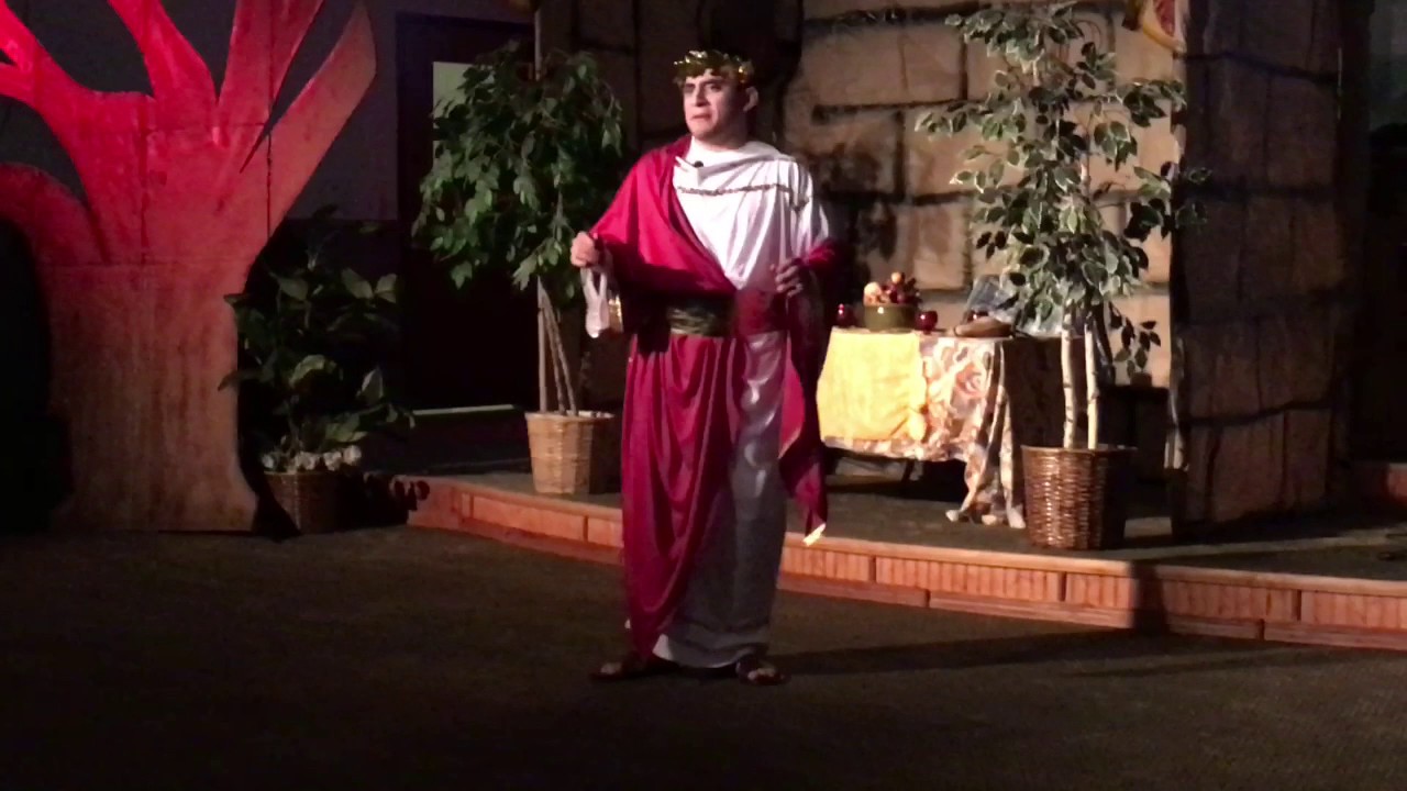 Drama La vida de Zaqueo y Jesus