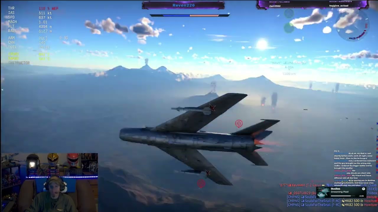 [18+] Reven's Ready Room // War Thunder Air Grind Day 373// ARB BR 14.3-? // USM (Part 17/22)