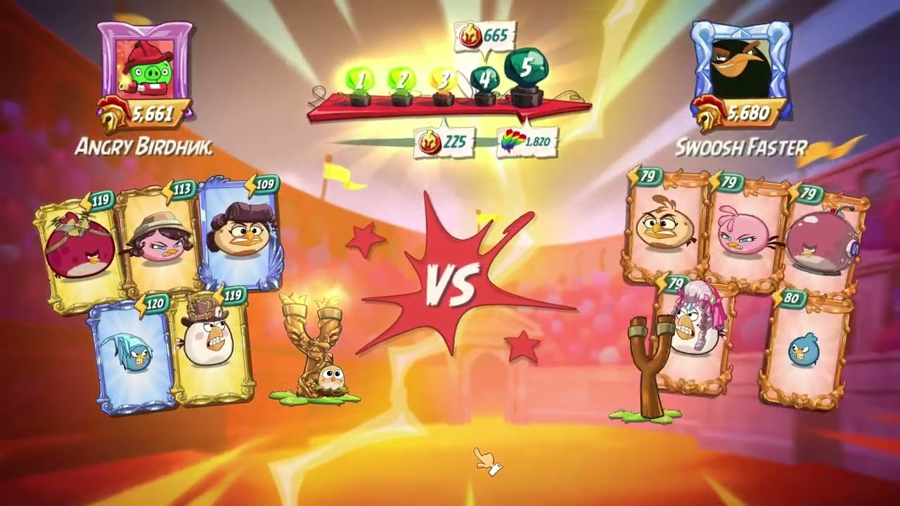 Angry birds 2. Arena 5 rounds 24.11.24